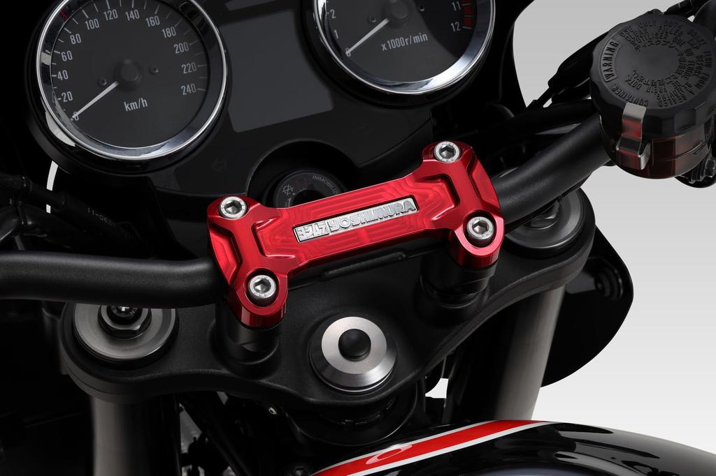 Yoshimura Handle Clamp SET Z900RS/Z900RS CAFE (18-24) Red YOSHIMURA 577-269-1200