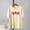 Shellsuning T-shirt da Donna con Stampa Grafica Semplice con Lettere, Estate, Cotone, Maniche Corte, Magliette Casual con Scollo a O, Top Trendy Streetwear