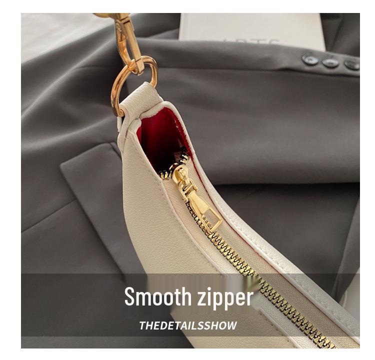 Women's Spring 2025 Crescent Underarm Bag: Stylish, Simple, and Unique Shoulder Bag for Commuting