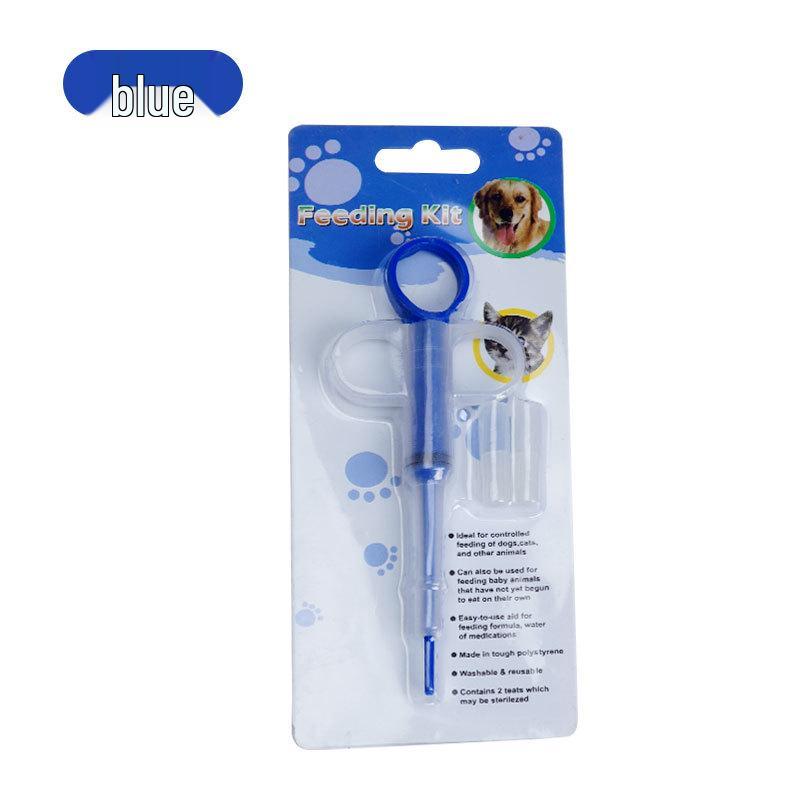

Шприц для лекарств и жидкого питания для кошек и собак синий