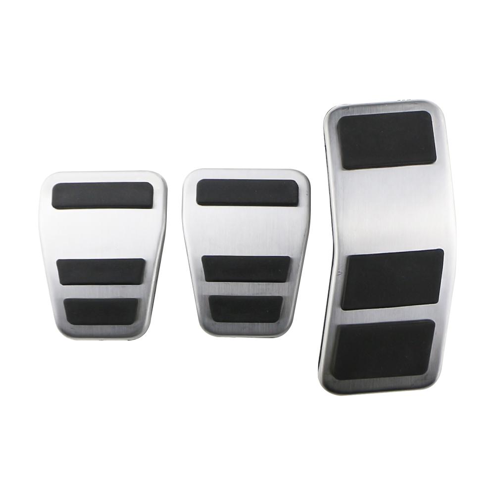 

Новые автомобильные педали из нержавеющей стали для Ford Fiesta MK7 2007-2012, защита педали газового тормоза MT