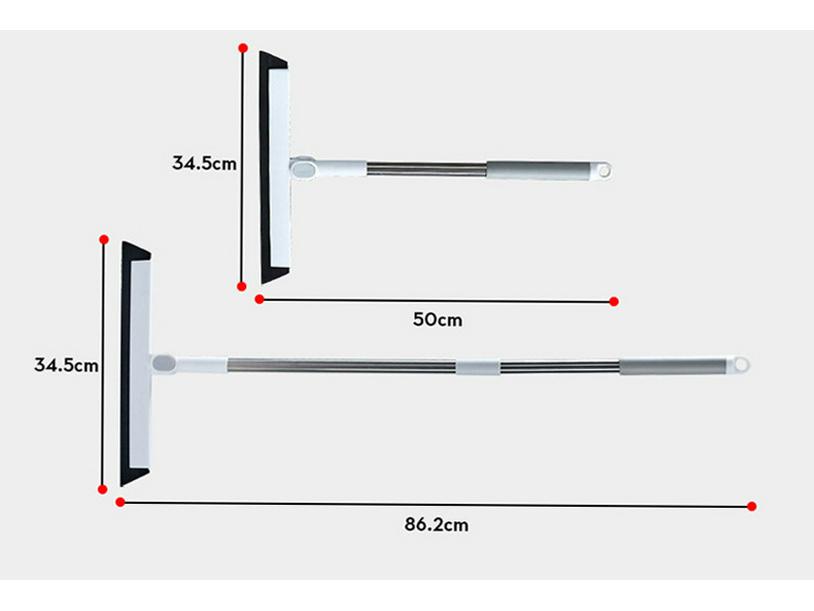 110AAC Long Handle Detachable Floor Scraper Brush for Bathroom and Kitchen Cleaning