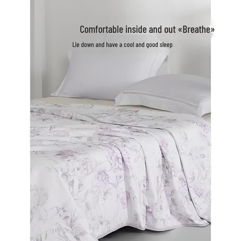 Mengjie Lanting Printed Pure Cotton Summer Comforter