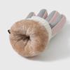 Fashion Women Winter Touchscreen Waterproof PU Palm Non-Slip Outdoor  Snow Sports Ski Gloves