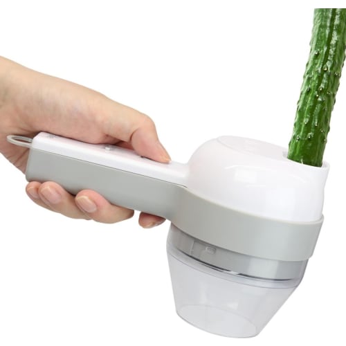 Esteel Electric Vegetable Cutter/Slicer, Multi-Function Rotating Chopper, Food Processor & Slicer, USB Rechargeable, Handy, Compact, and Lightweight