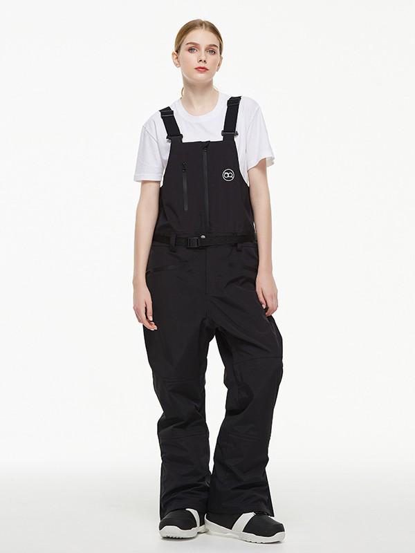 Unisex Waterproof Ski Pants with Suspenders - Warm, One-Piece Snowboarding & Ski Apparel