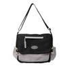 Preppy Style Crossbody Bag Handbag Canvas Bag Fashion Shoulder Bag  Unisex