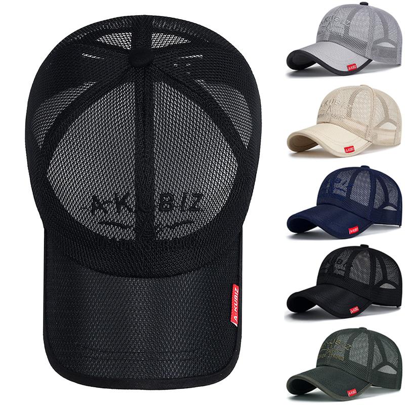Summer Baseball Cap Mesh Quick Dry Caps for Men Women Sun Hat Adjustable Fashion Casual Breathable Hats Outdoor Caps Wholesale