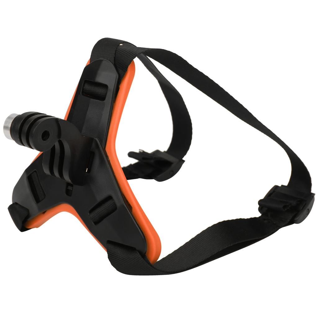 Motorcycle Helmet Front Chin Bracket Holder Fixed Strap Mount for GoPro Hero 9 8 7 6 5Orange