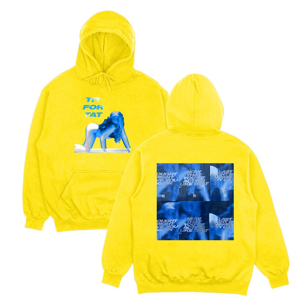 Tate McRae TIT FOR TAT Mikiny Nové Album Dámské Pánské Nová Móda Oblečení s Dlouhým Rukávem Podzim Unisex Harajuku Y2K Pulovr Streetwear