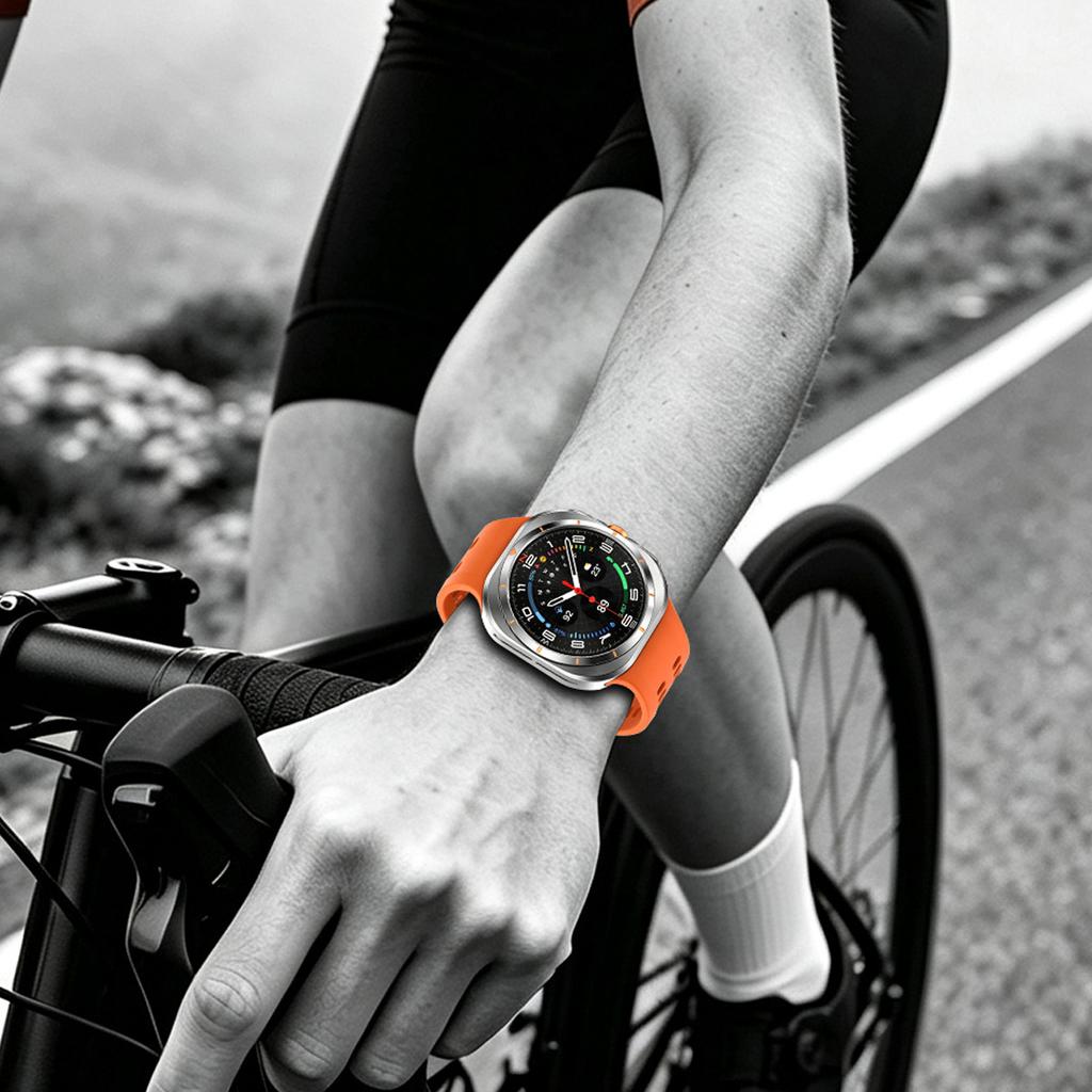 For Samsung Galaxy Watch Ultra 2 Watch Band Sport Silicone Correa Bracelet GalaxyWatch Ultra Breathable Strap
