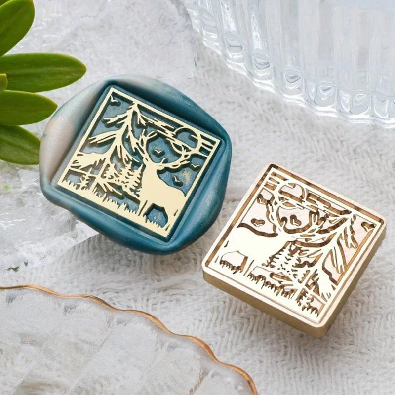 sealing stamp head  Animals Engraved Brass Seal stamp DIY scrapbooking Party gift invitation letter craft supplies ZT0136