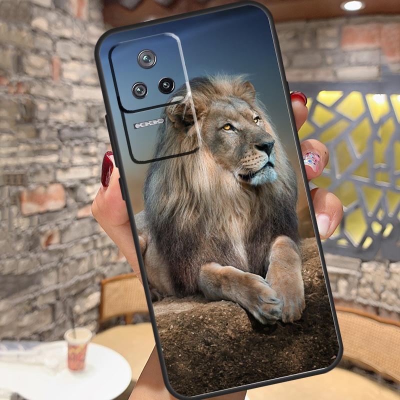 Animal Lion Case For Xiaomi 15 Ultra 13 14 11T 12T 13T 14T Pro POCO X7 X3 X5 X6 Pro M6 F5 F6 Pro Cover
