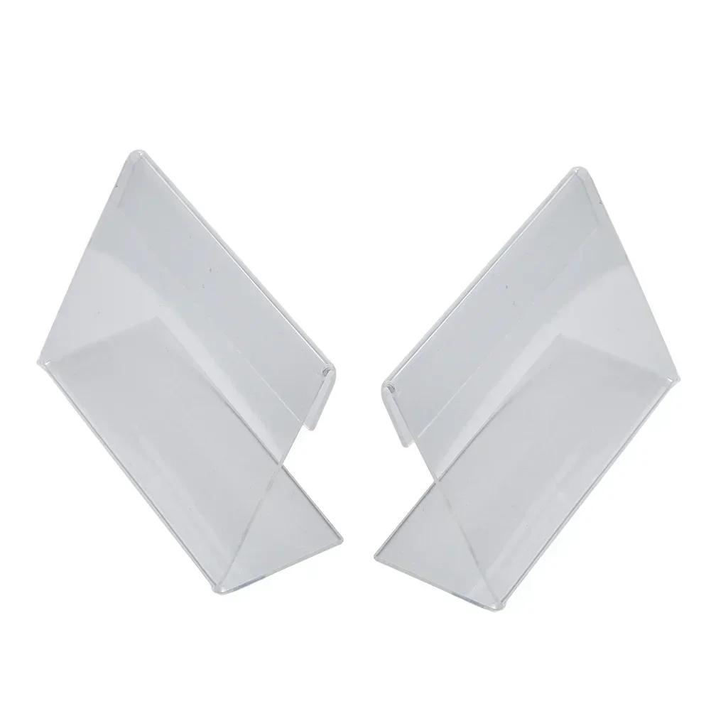 20pcs 5x7.5cm Acrylic Sign Display Stand Plastic TransparentPrice Of Business Card Label Stand Desktop Business Card Holder