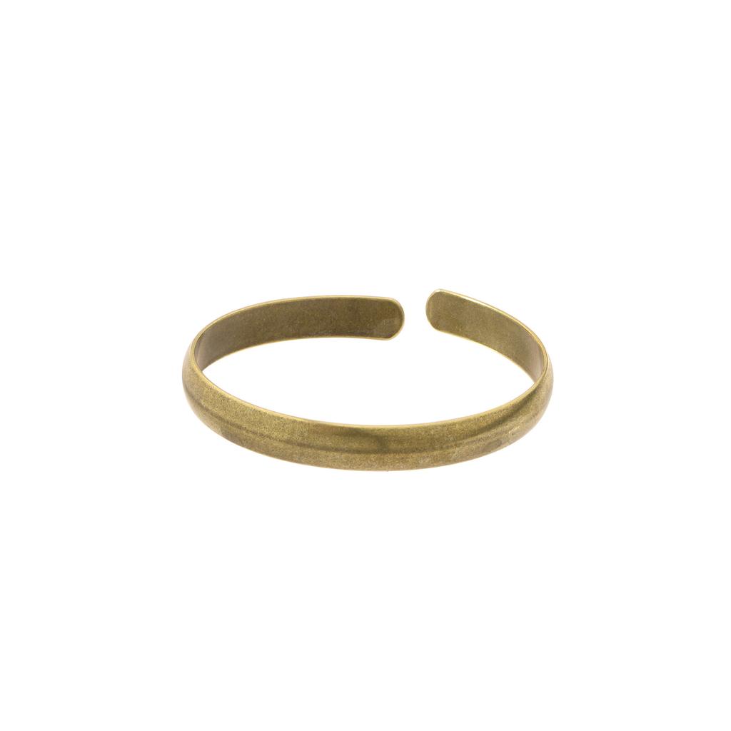 Vintage Yellow Imperial Bangle Open Cuff Bracelet for Women Antique Oxidized Jewelry Gift Collection