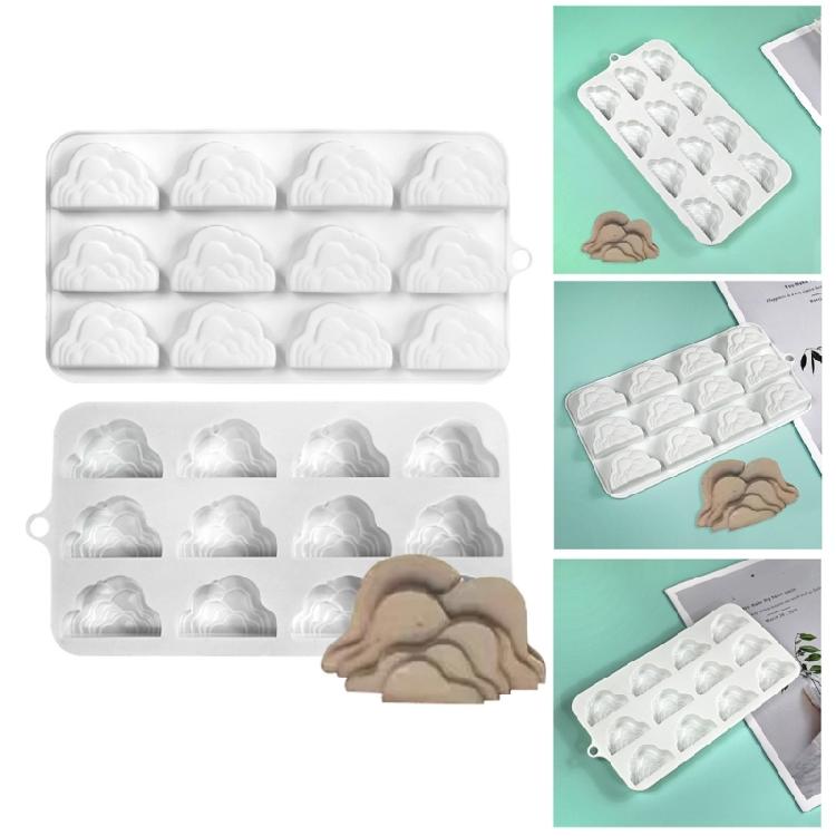 12-Cavity Mountain Silicone Mold Fondant Chocolate Mold DIY Mousse Cake Mold