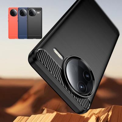 Für Poco F7 Pro Hülle Abdeckung Xiaomi Poco X7 Pro Capas Stoßfester Bumper Armor Rückseite Kohlefaser TPU Weiche Hüllen Poco F7 PocoF7 Pro