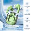 Transparenter kabelloser Bluetooth-Ohrhörer mit Rauschunterdrückung, Stereo-Kopfhörer mit Digitalanzeige, Ladekoffer, wasserdichtes Gaming