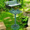 Outdoor Garden Bird Bath Pedestal Birdbath Freestanding Gifts for Bird Lovers Accents
