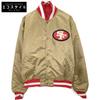 STARTER 90's USA Made NFL 49ers Stadium Jacket Jacket L Red X brownUsed
