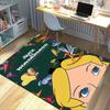 1pc. Alice in Wonderland Cartoon Character Rug - Perfect for Home Decor, Office Carpet, Outdoor Use, and Gift Ideas!z0414203