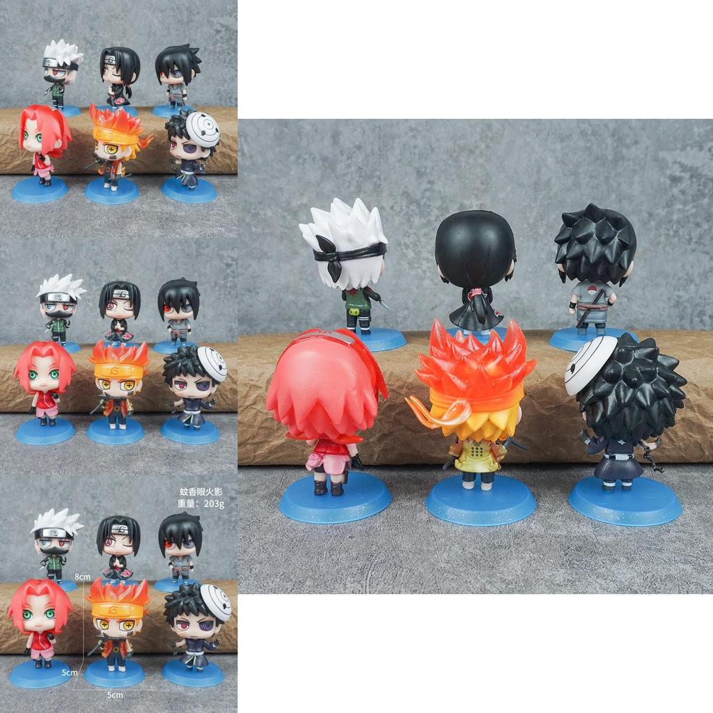 Naruto Pvc Figure Set With Assembly For Collectors And Anime Merchandise