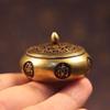 Fashion Vintage Copper Incense Burner Twelve Zodiac Signs Brass Holder With Cover Sandalwood Cense Buddhism Home Decor