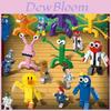 Roblox Rainbow Friends Monstruo Juego Personaje Bloques de Construcción Set de 8 Piezas Juguete Para Niños y Coleccionistas