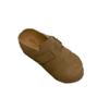 Thick-soled Shoes Spring Half-slippers with Toe Caps Women's Height-increasing Shoes Versatile Shoes