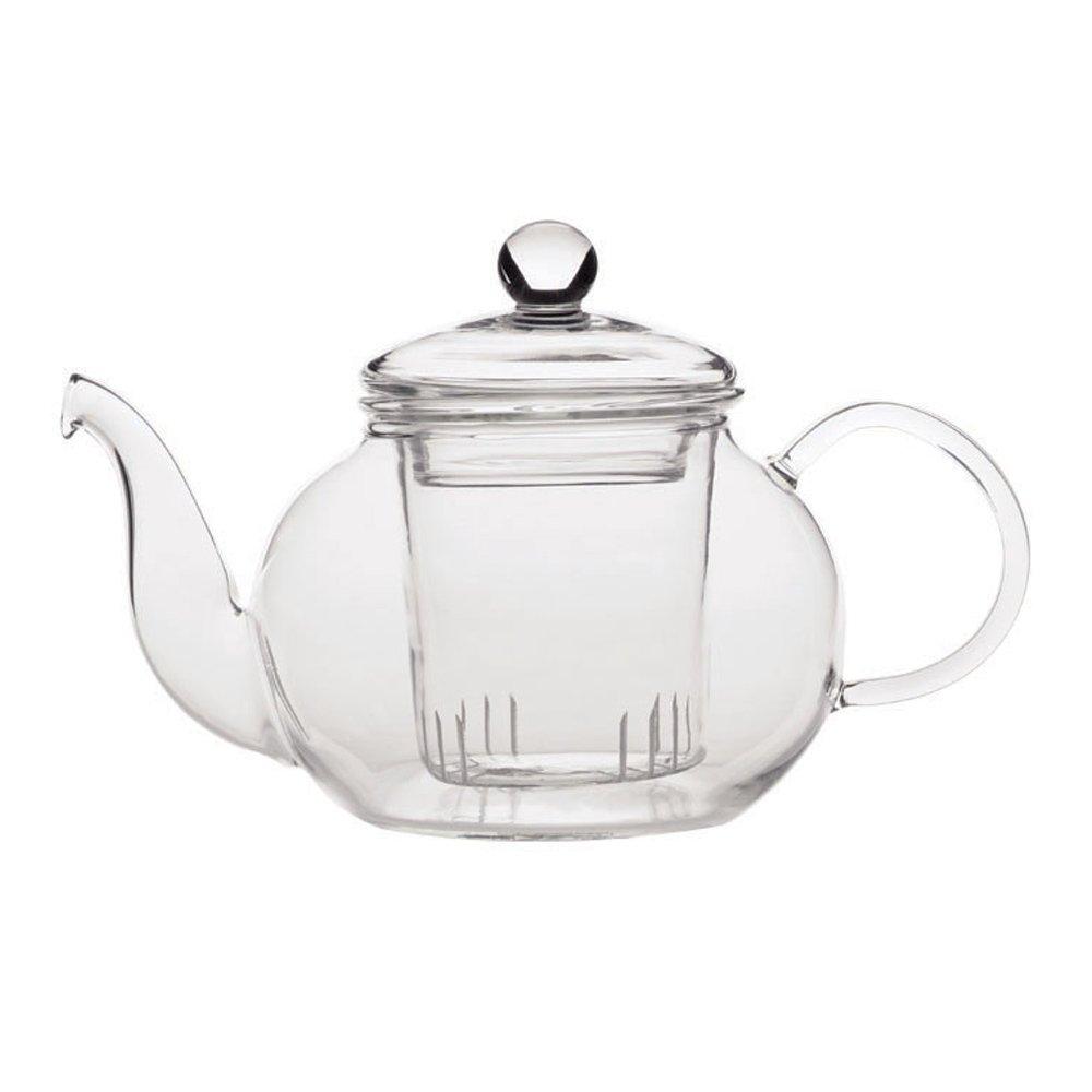 

RIMTAE Heat-resistant Glass Teapot Small Size 400ml (Full: Approx. 400ml Approx. 300ml) Gift Glass Tea Strainer Jumping