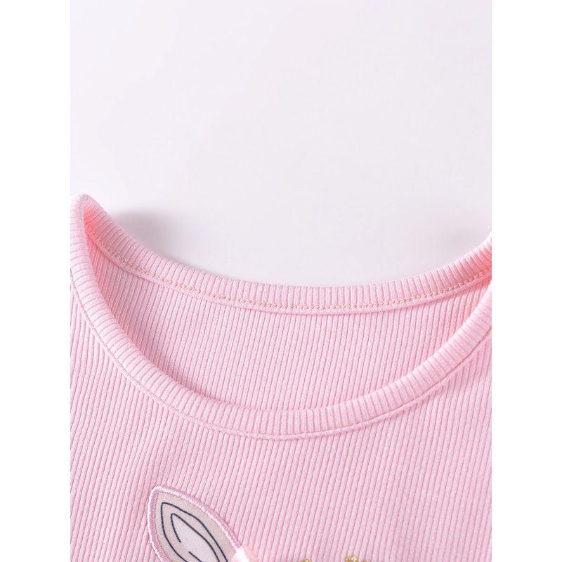 Spring and Autumn girl pure cotton Threaded Pink Dress Baby Princess Dress kids Children's Long sleeves Dress