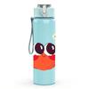 1PC Red Crab Ocean Animal Cartoon Print 750ml Color Plastic Sports Water Bottle Leakproof Flip Straw Lid Suitable for Sports Office Home Use