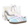VL COURT 2.0 Abrasion Resistant Low Top German Army Trainers Unisex Blue Pink HQ1802(Team1723-)