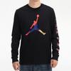 Air Jordan Multi-Color Alphabet Logo Long Sleeves Black Men's CN3503-010