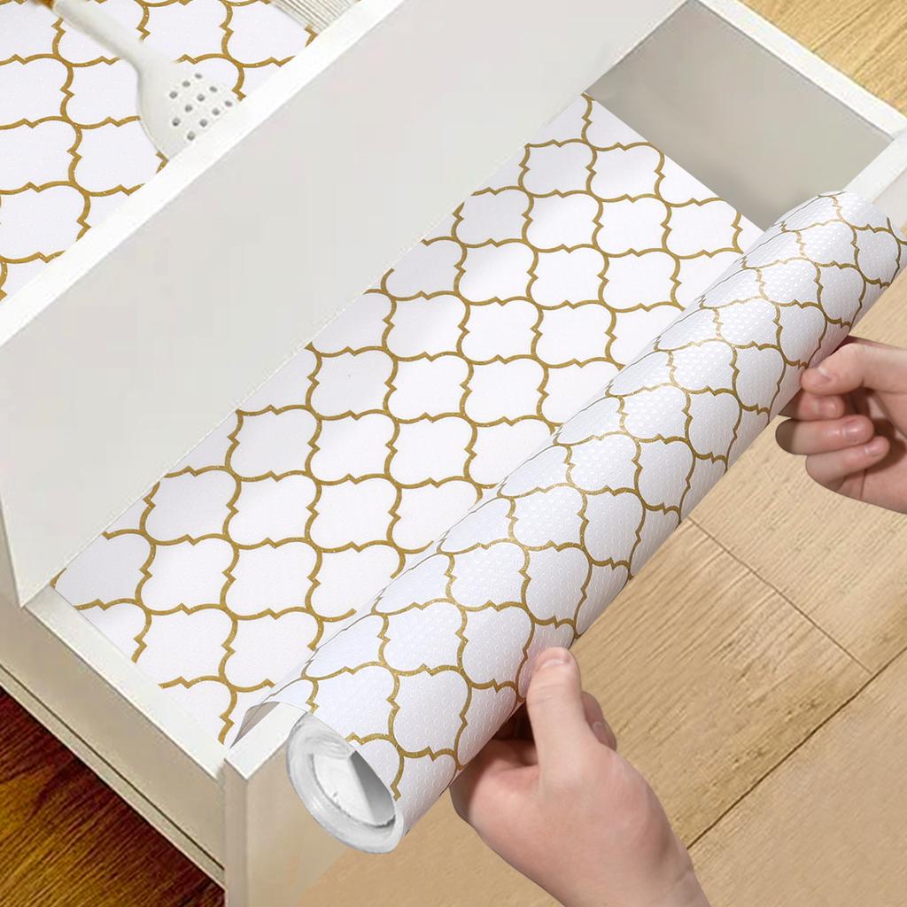 Silikon Anti-Rutsch-Matte Antihaft Anti-Rutsch-Matte Verdickte Schubladeneinlage für Schminktisch Badezimmerschrank Geschirr Aufbewahrungsmatte
