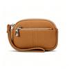 1Pcs Portable Pu Leather Women Mini Wallet Storage Bag Solid Color Students Coin Purse Large Capacity Zipper Wrist Key Bag