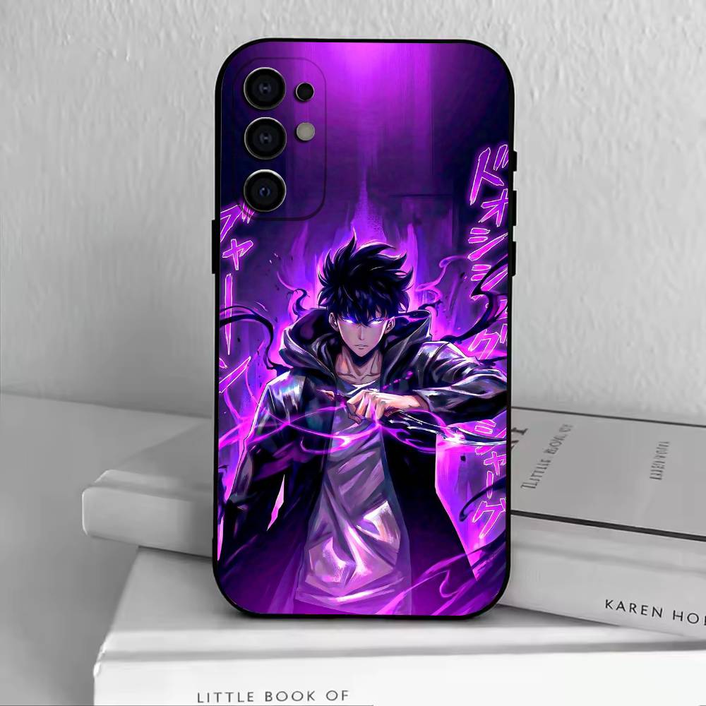 S-Sung Jin-woo  Phone Case For Samsung S25,S24,S21,S22,S23,S30,Ultra,S20,Plus,Fe,Soft Silicone Black Cover