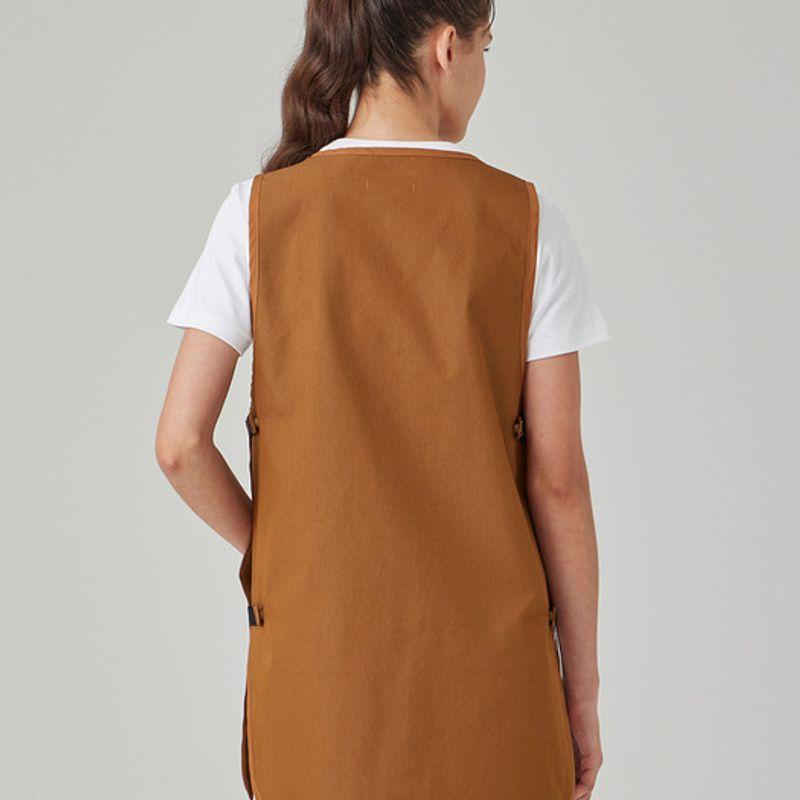 GONG APRON EASY APRON (CARAMEL BROWN)