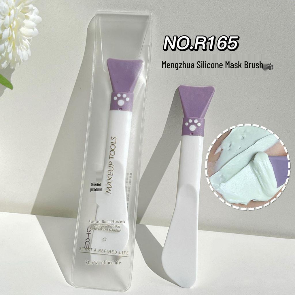 GECOMO Soft Silicone Mask Brush - Durable, Easy to Clean, Applies Evenly for Foundation and Color Mixing