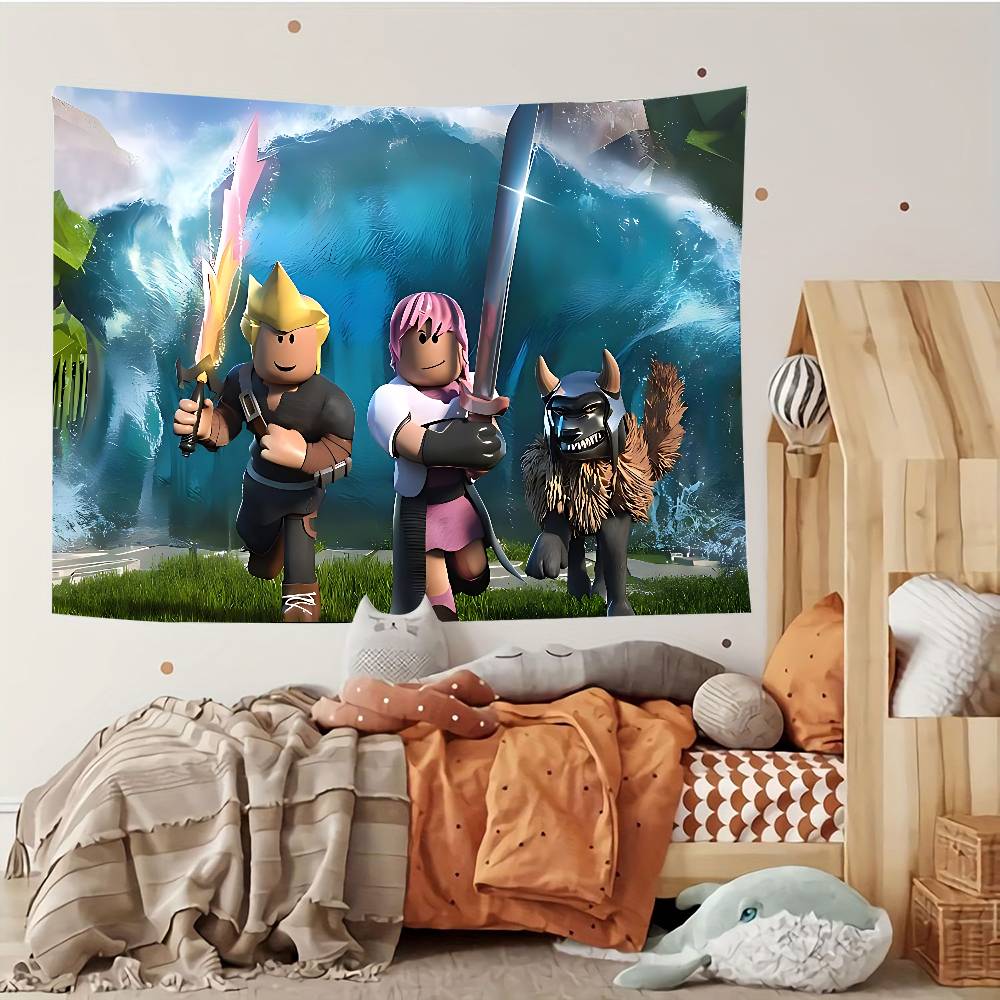 RRobloxsw Tapestry Customizable Tapestries Of Various Styleswall Hangings Celebrity Photo Printingwall Hangings