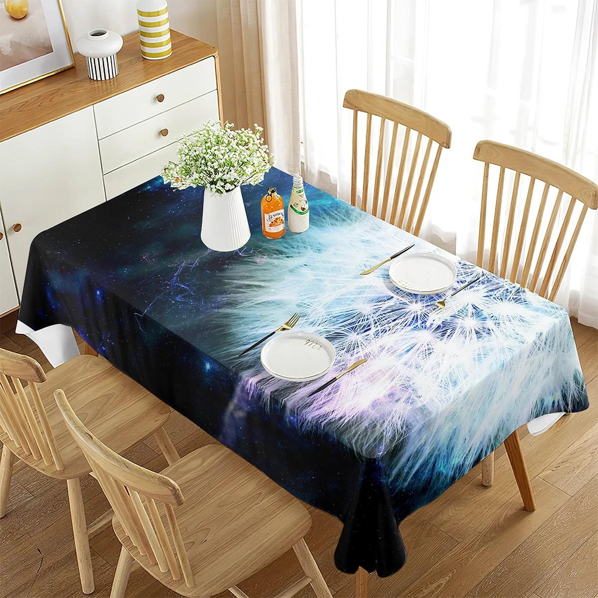 

Скатерть Одуванчик Закат Деревенский Одуванчик Крышка Стола Для Прямоугольного Стола Скатерть Столовая Кухня Эстетизм Декор