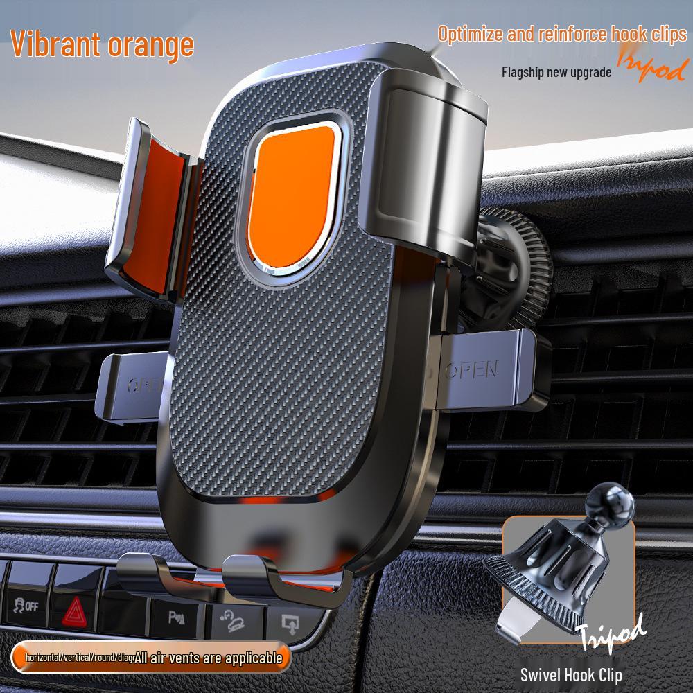 Universal Anti-Shake Car Phone Holder for Horizontal/Vertical Air Vent Navigation