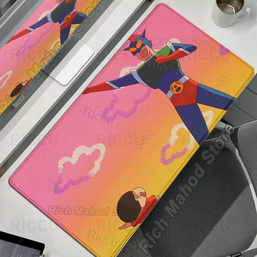 Anime Kawaii C-Crayon Shin-chan Pattern Mouse Pad Cute Cartoon Nonslip Rug Gaming Table Laptop Computer Keyboard Large Desk Mats