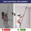 High Ceiling Light Bulb Changer  Cover Lock Design Telescopic Extension Pole Light Bulb Changer High Light Bulb Changer