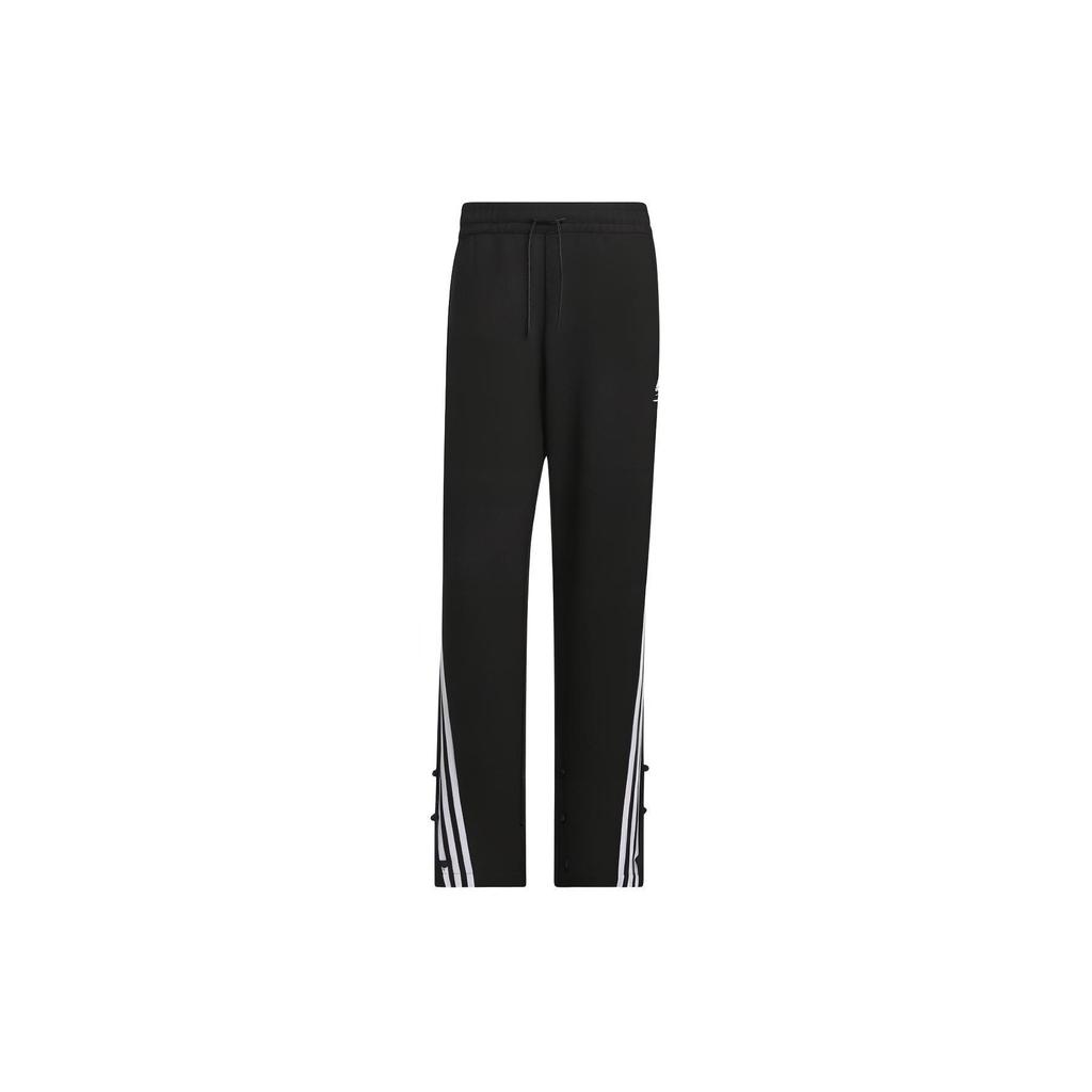 Adidas X Guangui Dong Co-Branded FW23 Stripe Loose-Fit Drawstring Knit Joggers Unisex Bottoms Black JE1119
