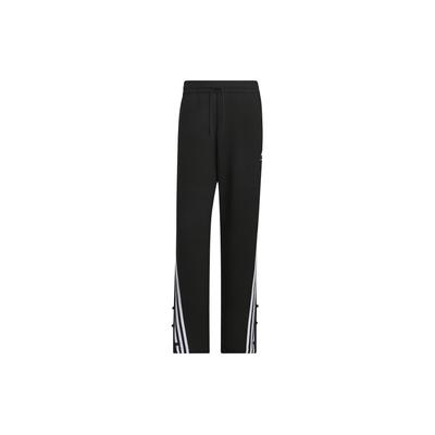 X Guangui Dong Co-Branded FW23 Joggers de punto con cordón y corte holgado a rayas Pantalones unisex Negro JE1119