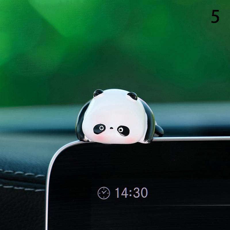 Mini Cartoon Animal Resin Decorative Toy Cute Computer Desktop Decoration Car Cute Doll Perfect Birthday Gift Choice Decoration