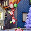 Christmas Inflatables Climbing Santa Claus Outdoor Decorations 8ft Unique Props for Lawn