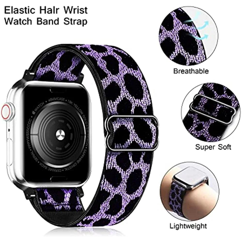 Nylon Loop Strap for Apple Watch Band 44mm 40mm 46mm 42mm 45mm 49mm 41mm 42mm Bracelet iWatch Series Ultra 10 9 8 7 6 5 SE2 Band