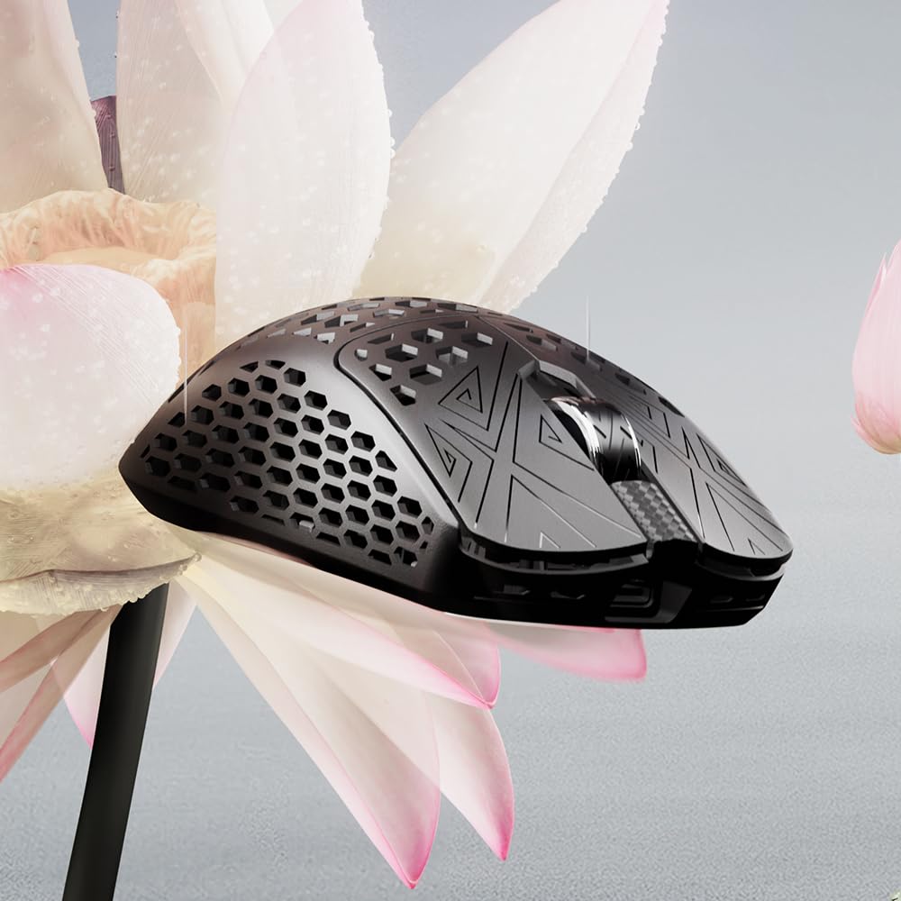 Arbiter Studio AKITSU Carbon Fiber 8K Wireless Gaming Mouse with PIXART 3395 8KHz Polling and Official Japanese Dealer Warranty Sensor, Rate,